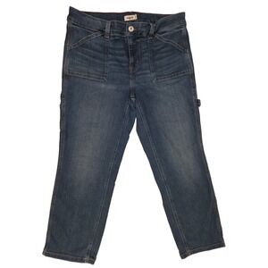 Edgely Womens Slim Straight Ankle High Rise Jeans Size 16W Carpenter Wrk Stretch